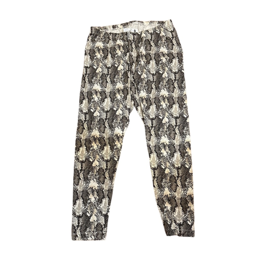 XL Old Navy snake skin print leggings pants with elastic waistband.
